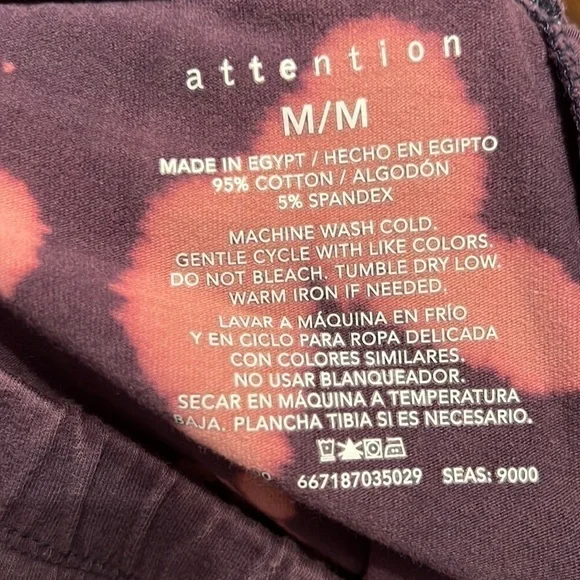 Bleach Dye Capri Leggings - Picture 9 of 9